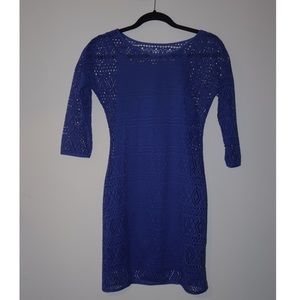 Blue Lace Express Dress